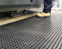行走道防滑地墊_帶空型耐油、耐壓、耐磨、耐化學(xué)性、疏水地墊卷